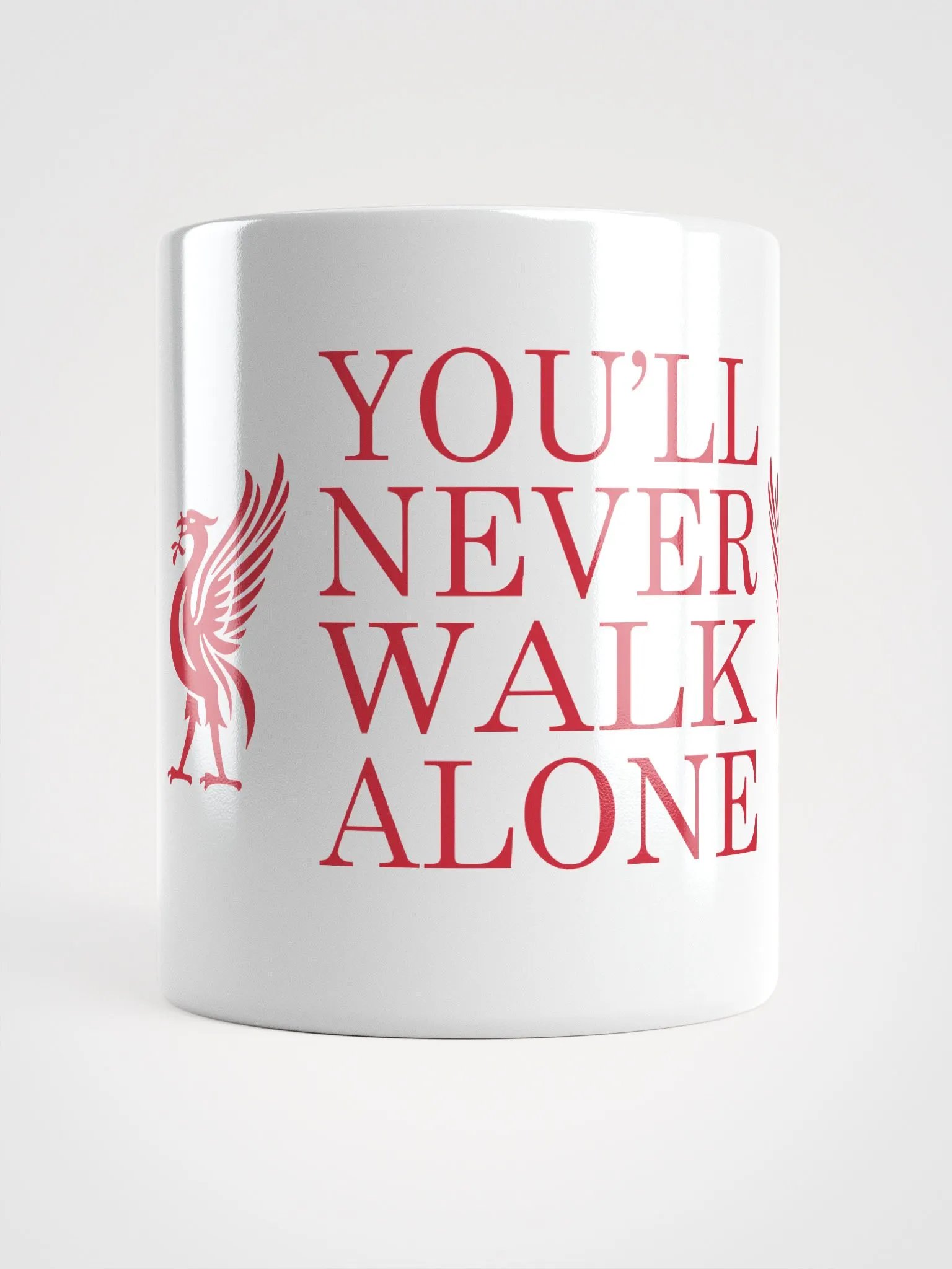 Liverpool FC - You'll Never Walk Alone - White Glossy Mug product image (1)
