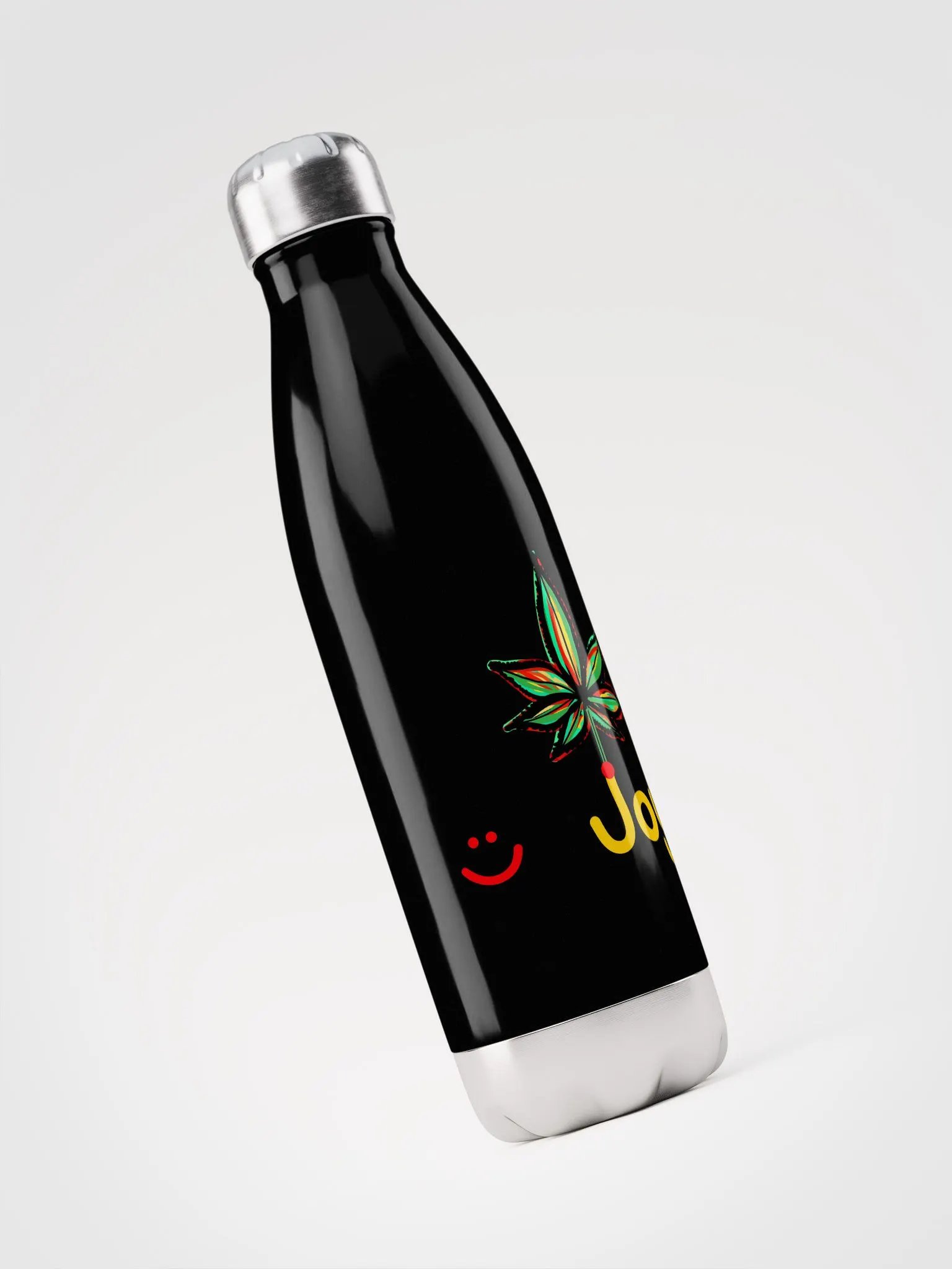 Joyful Leaf Stainless Steel Water Bottle product image (3)