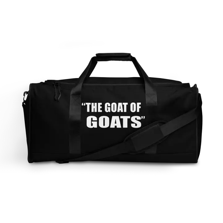 The Goat of Goats Black Duffle Bag product image (1)