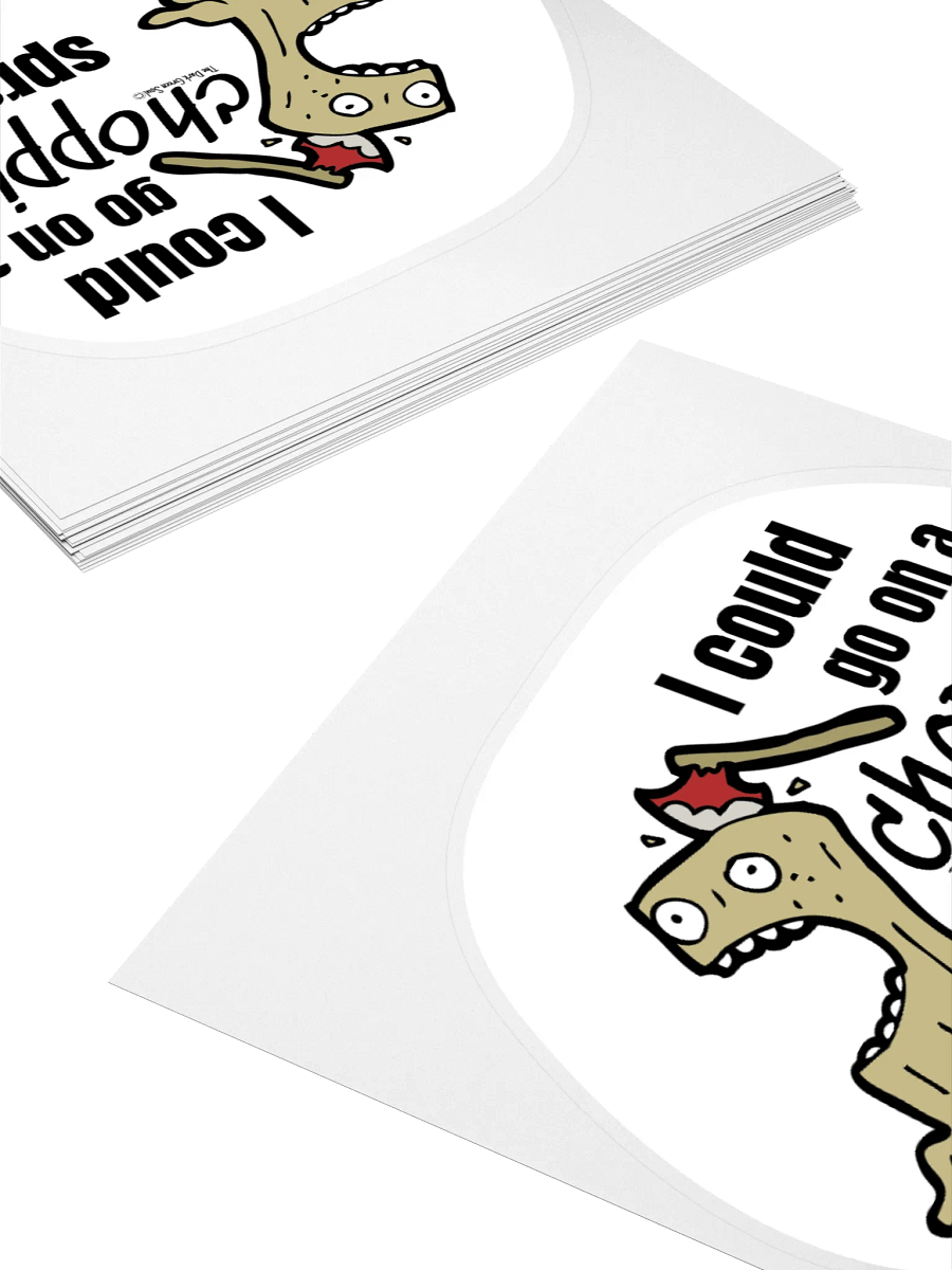 Chopping Spree Black - Sticker product image (10)