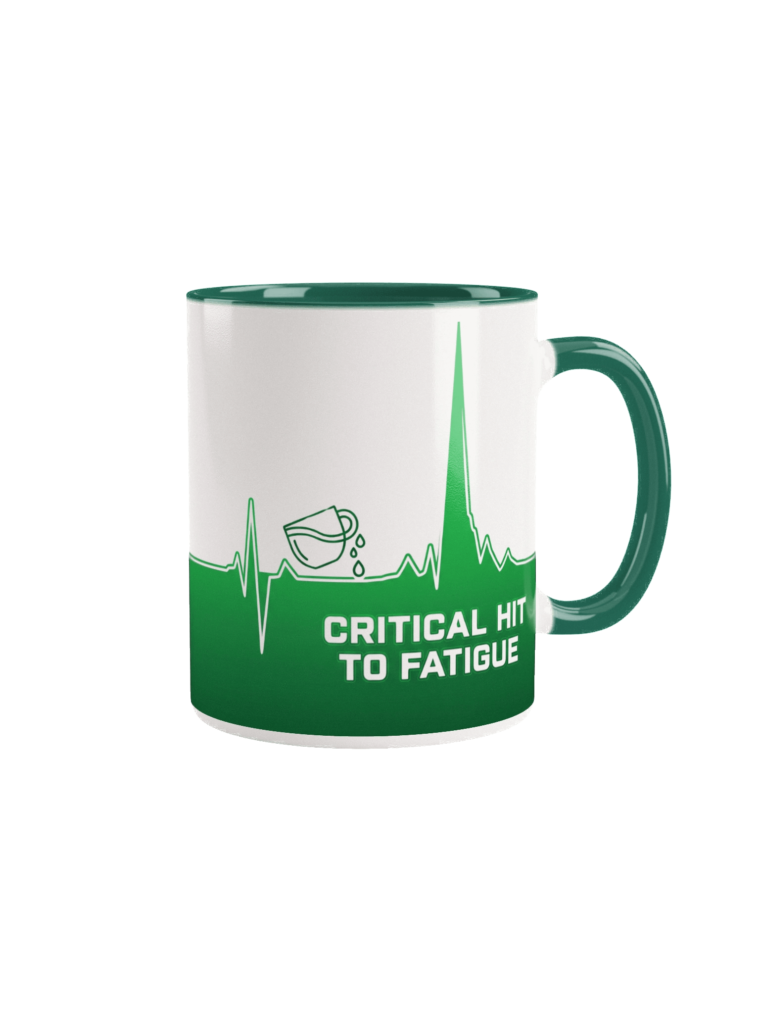 Critical Hit Ceramic Mug | Color Inside Coffee Mug product image (2)