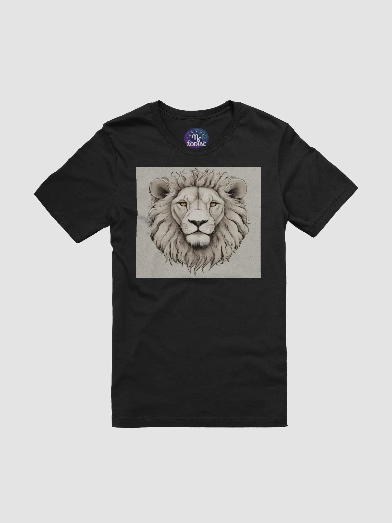 Zodiac Brand Leo Zodiac Unisex T-Shirt - Bold Lion Portrait, Supersoft Fabric product image (3)