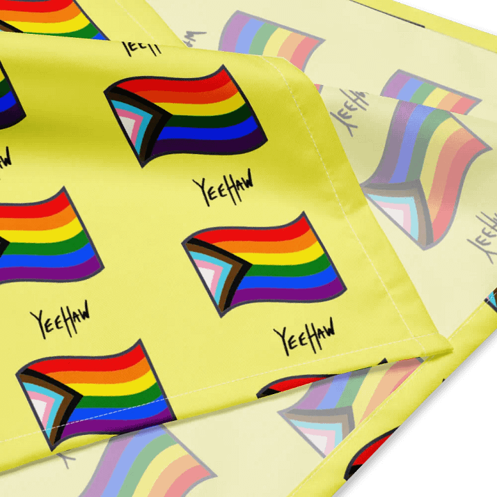 Cowboy x Pride Bandana (Yellow) product image (4)
