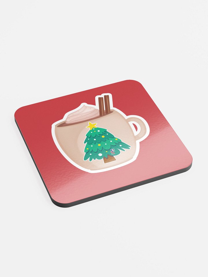 Festive Christmas Tree Mug Coaster Set product image (2)