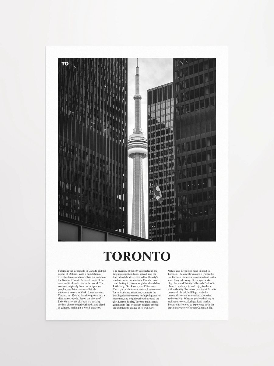 Toronto 04 Newspaper Poster product image (11)