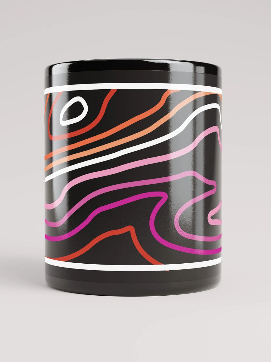 Topographic Pride Lesbian Mug product image (9)