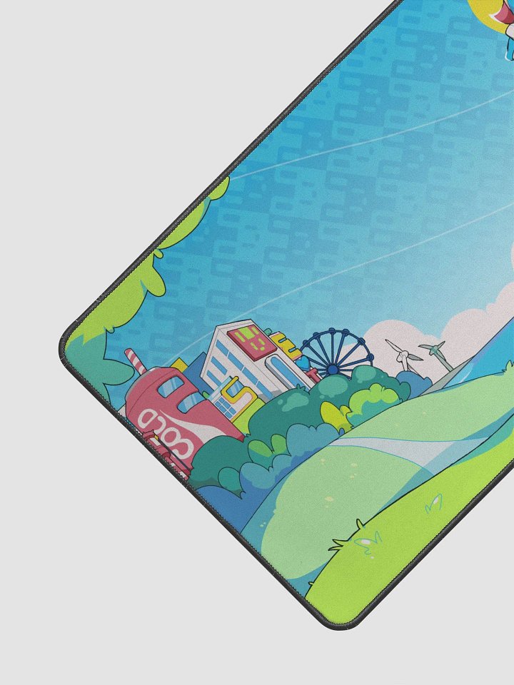 Rabbit Backdrop Desk Mat product image (2)