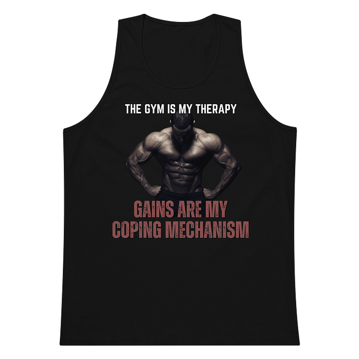Gains Are My Coping Mechanism Tank Top product image (1)