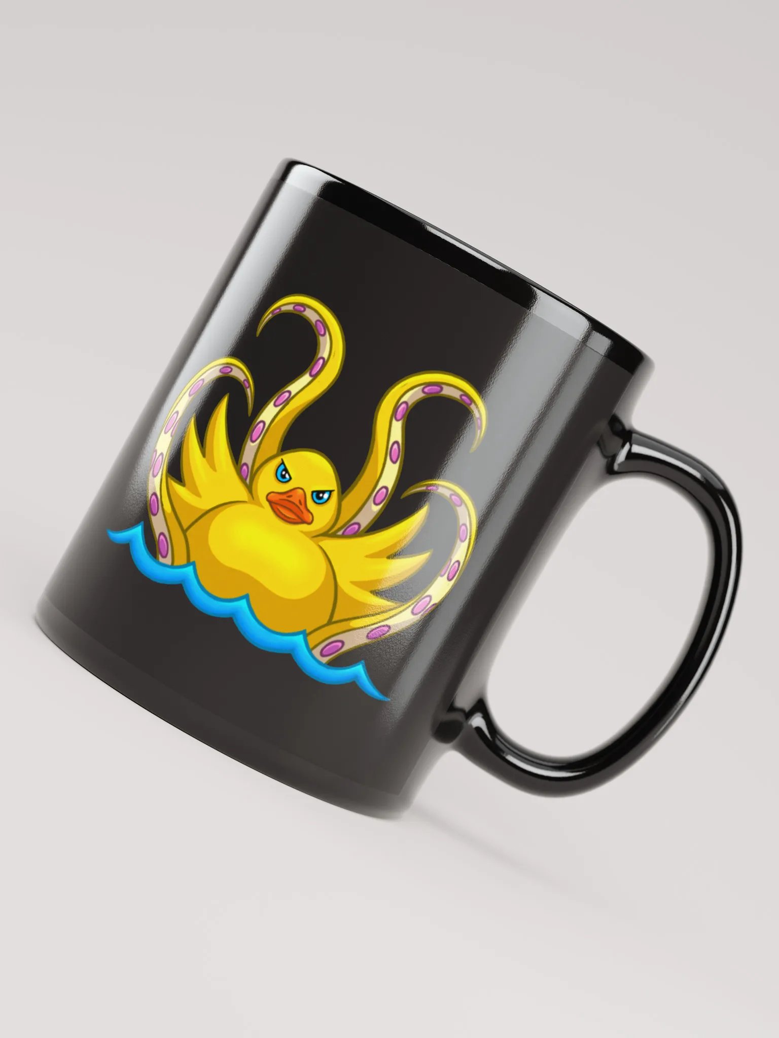 Good Vibes Quacken Mug Black product image (7)
