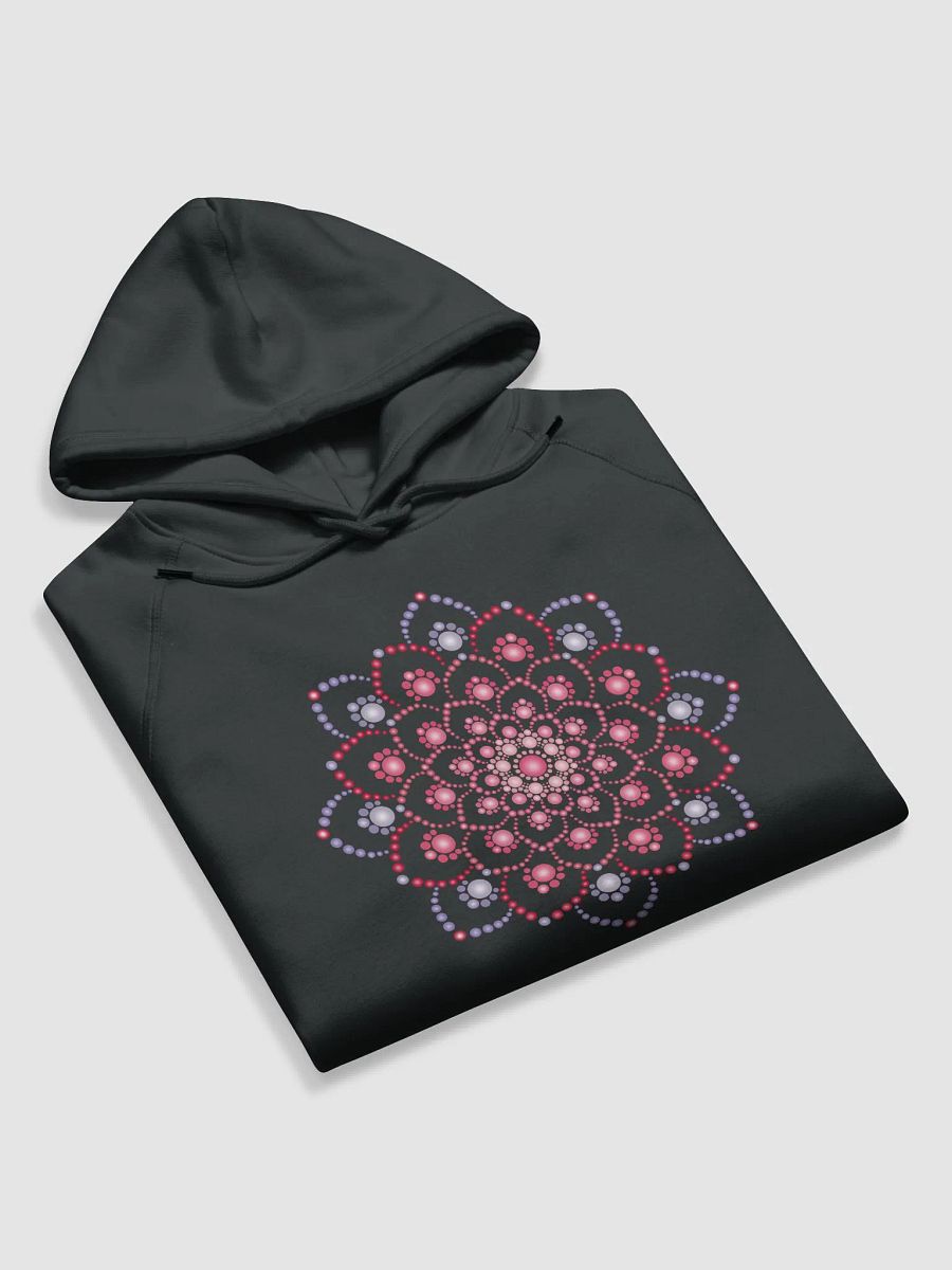 Purple and Pink Dot Mandala Unisex Eco Hoodie product image (5)
