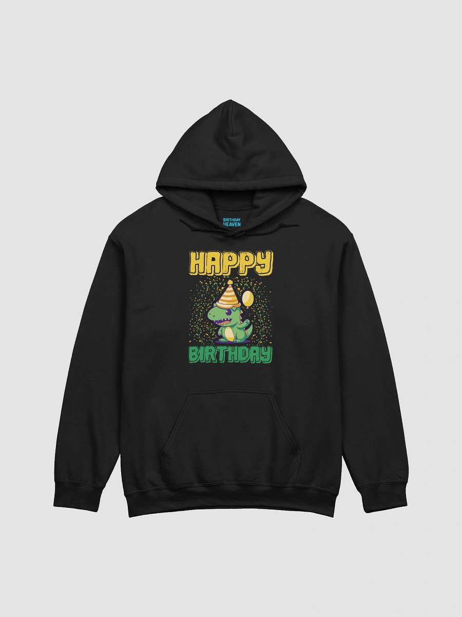 Happy Birthday (Cute Dinosaur With Balloon) Hoodie product image (1)