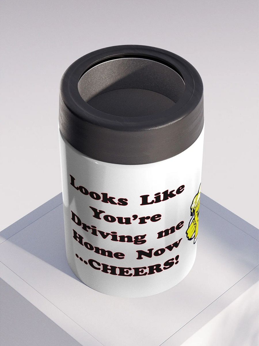 Cheers Funny Stainless Steel Can Koozie product image (3)