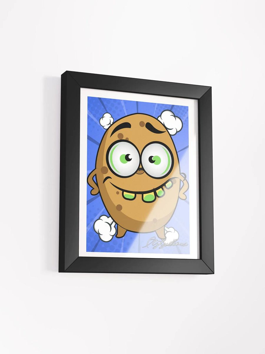 Spud-tacular Cartoon Character Matte Poster product image (2)