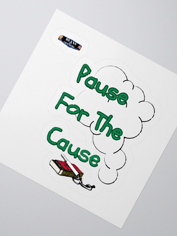 Pause For The Cause Kiss Cut Stickers product image (4)