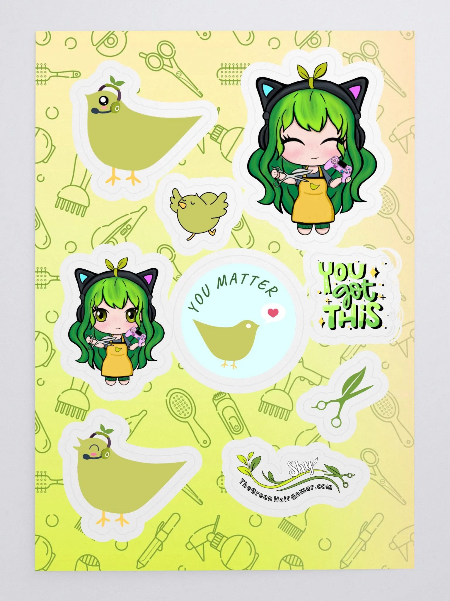 Green Sticker Sheet product image (3)