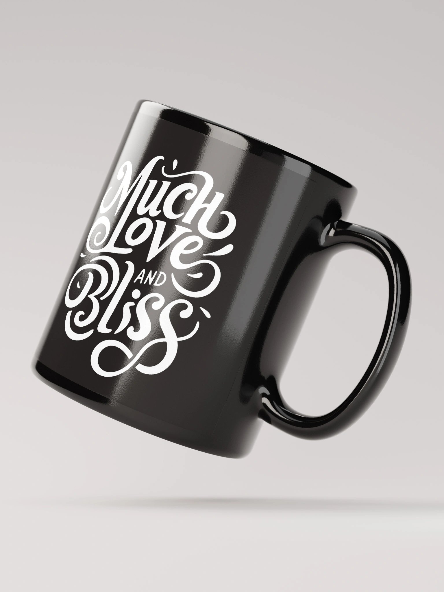 Mug (Black) - Much Love and Bliss product image (4)