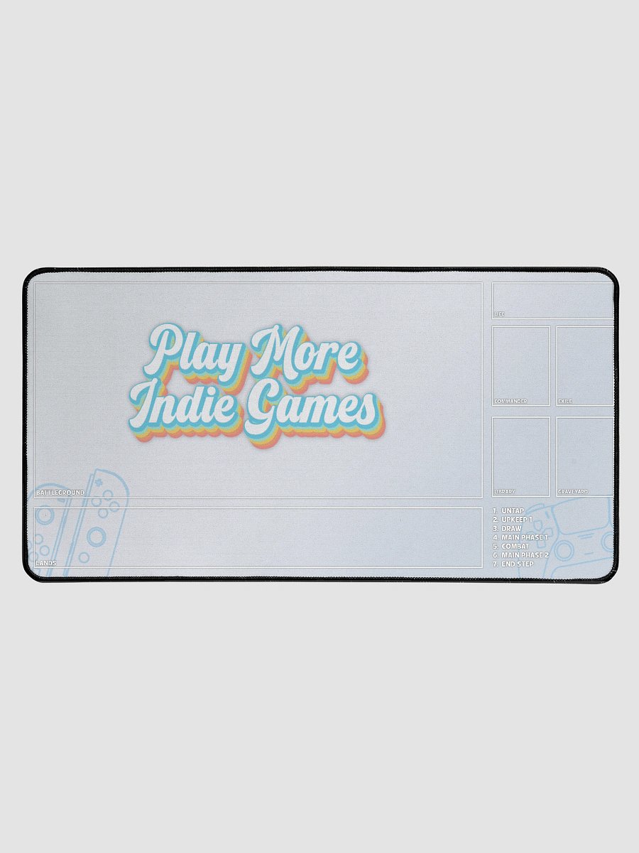 Play More Indie Games - MTG Commander Playmat product image (1)
