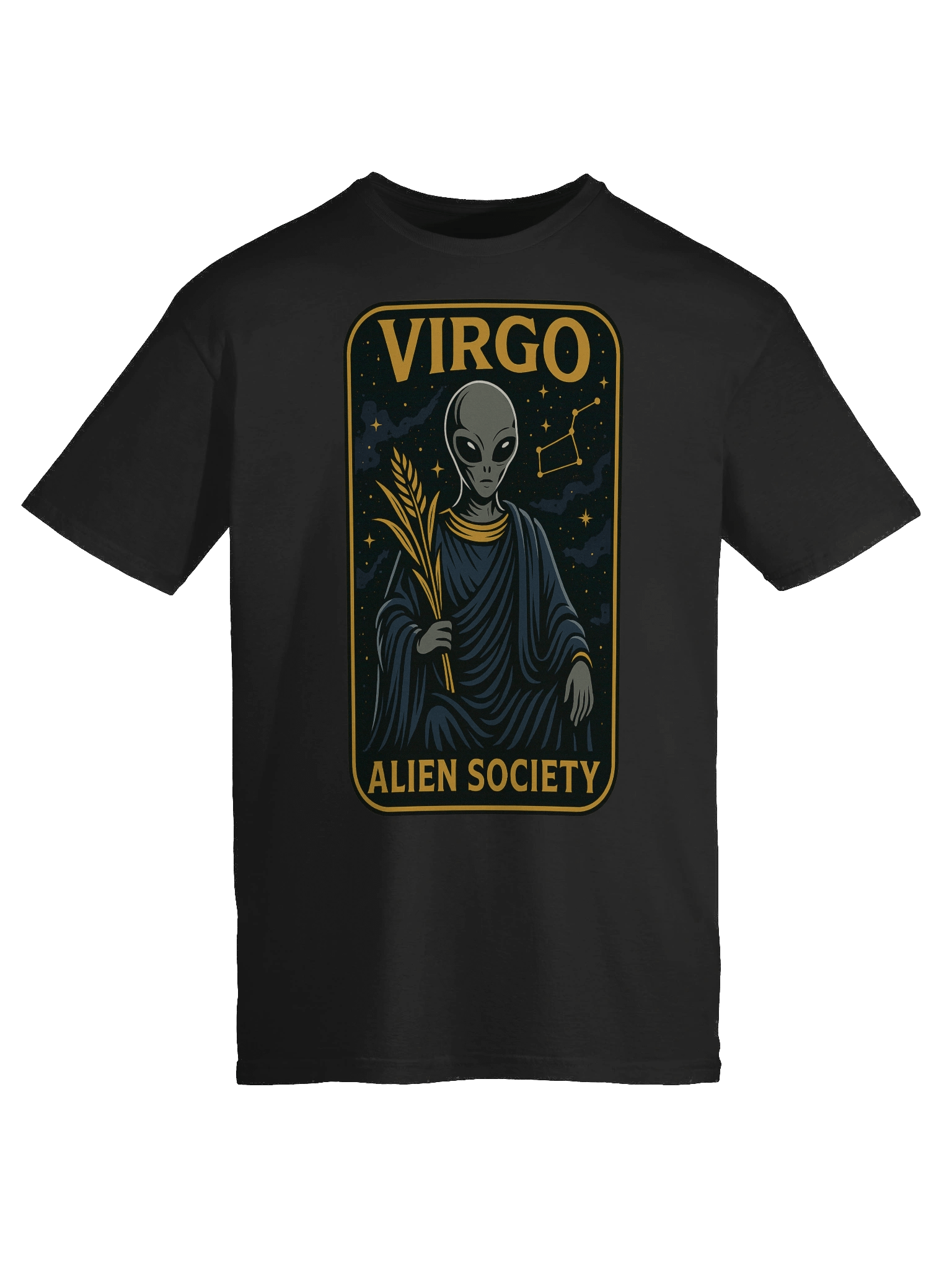 Virgo Alien Constellation T-Shirt product image (50)