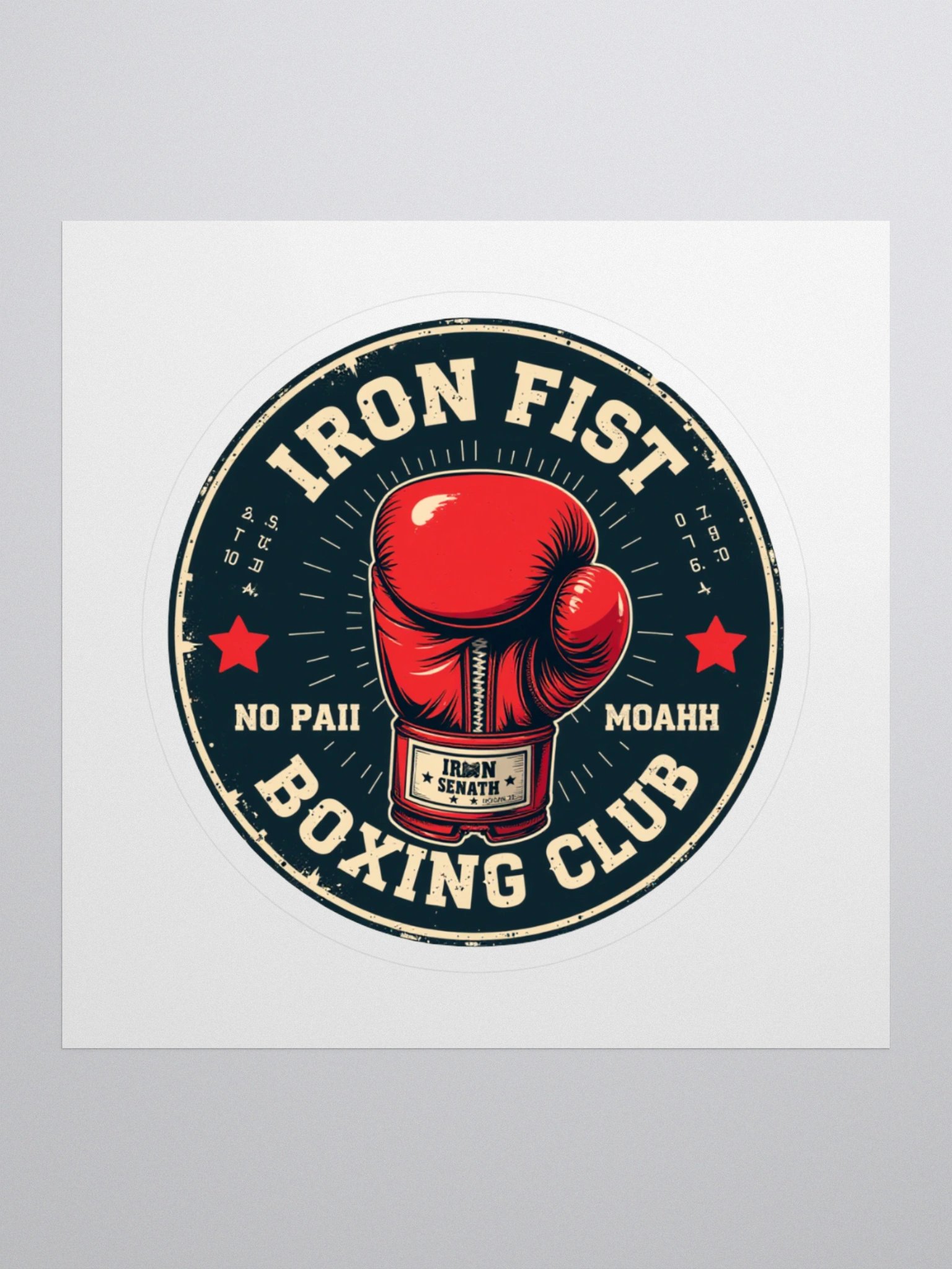 Iron Fist Boxing Club Sticker Set product image (1)