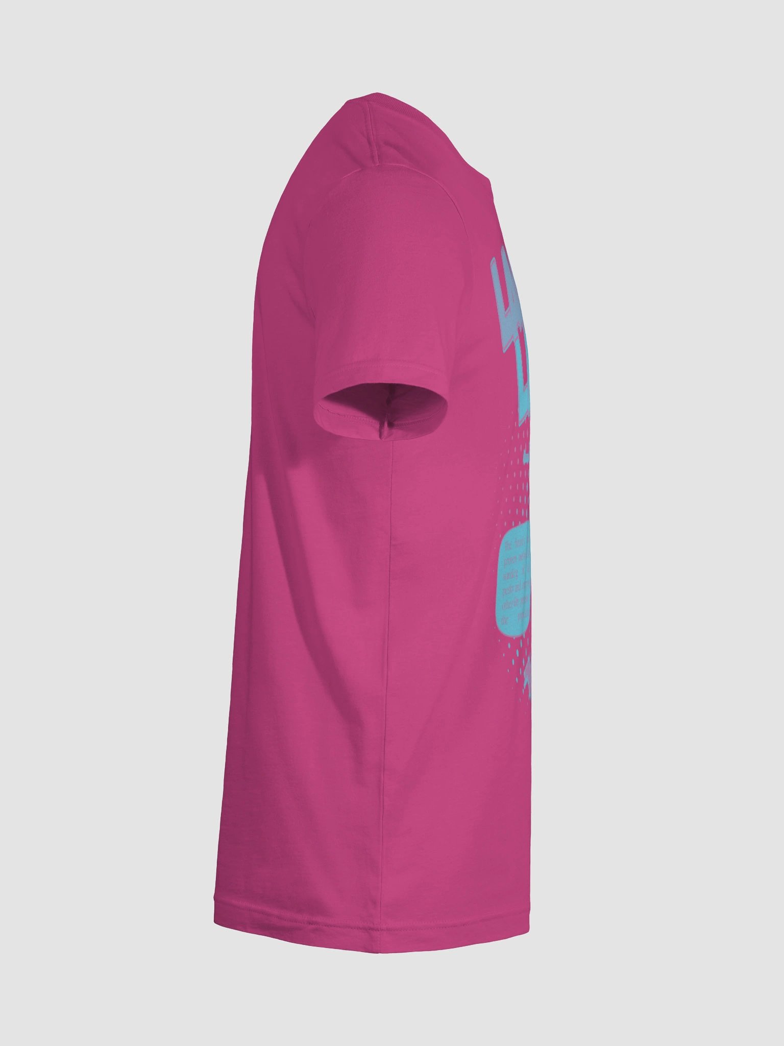 "Lady With A Laser" Retro Comic Tee (Bubblegum Colorway) product image (7)