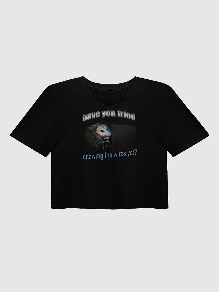 Have You Tried Chewing The Wires Yet Possum Crop Top product image (1)