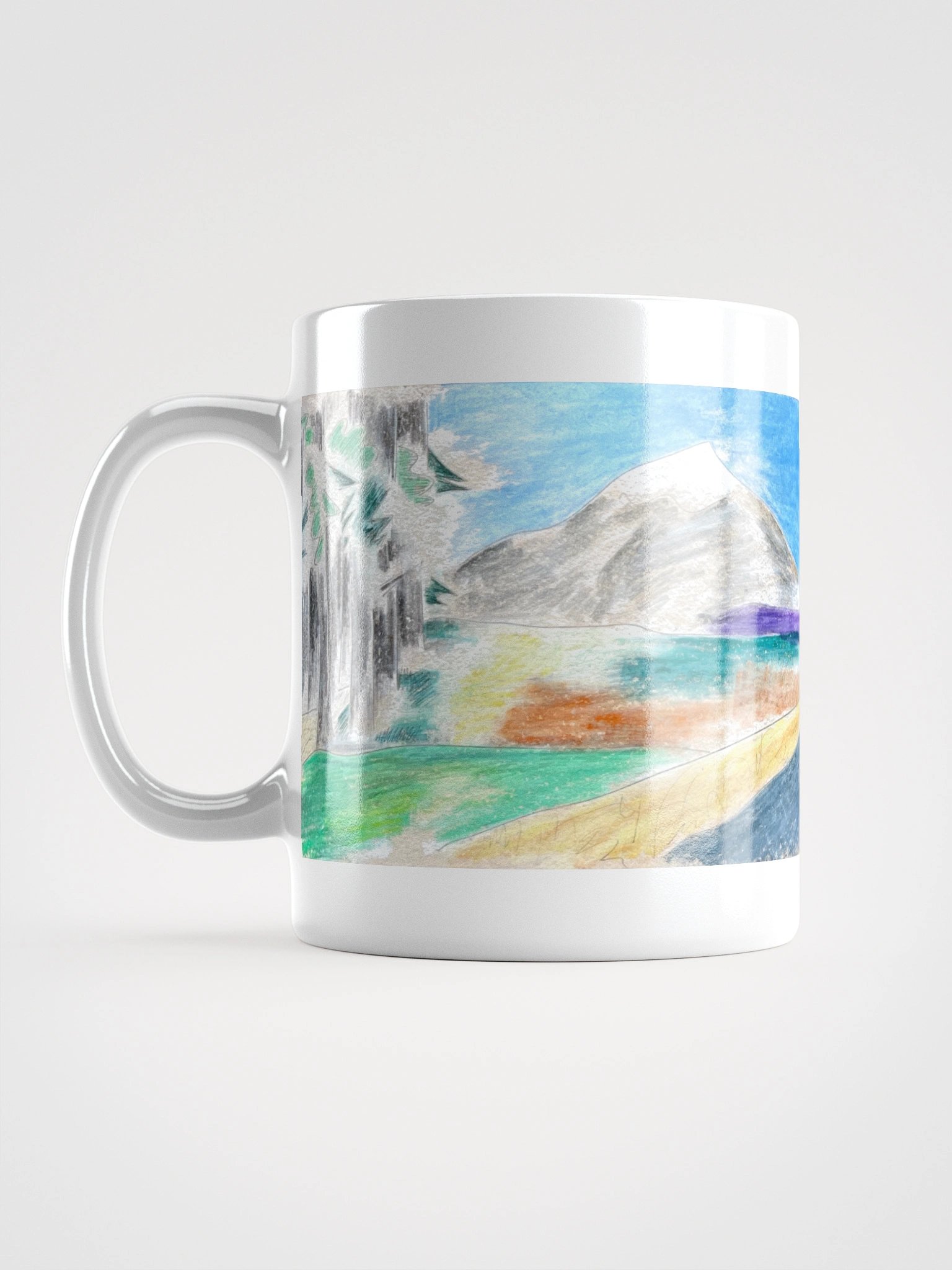 Passing Paradise 01.20.87 White Glossy Mug product image (1)