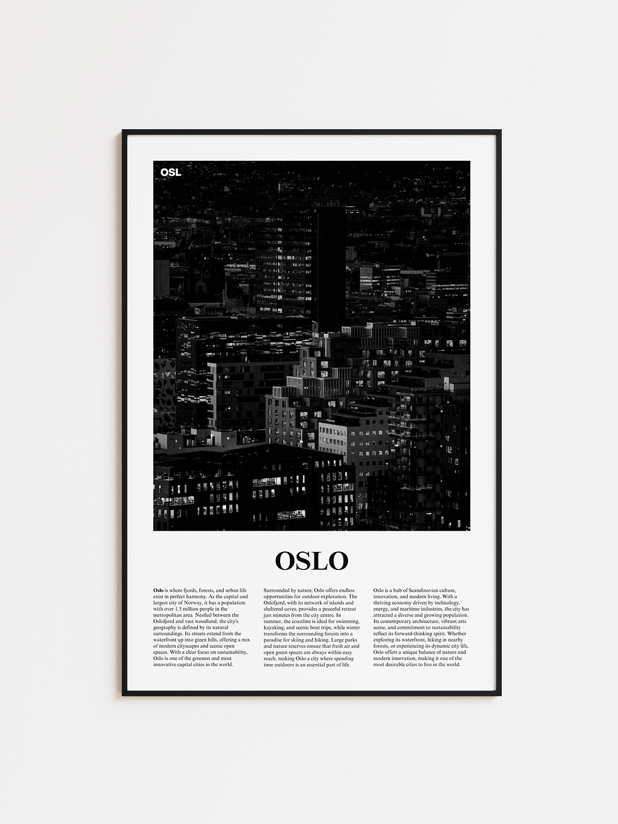 Oslo 03 Newspaper Poster product image (1)