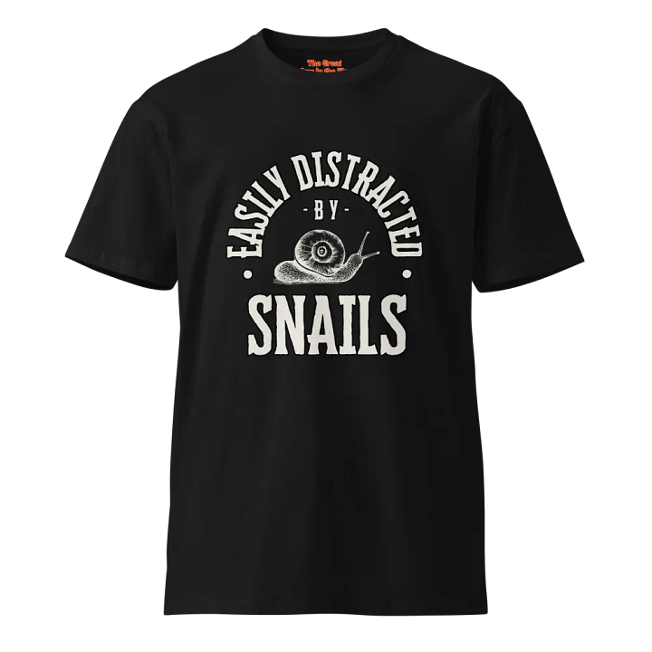 Easily Distracted by Snails - Unisex Premium T-Shirt product image (1)