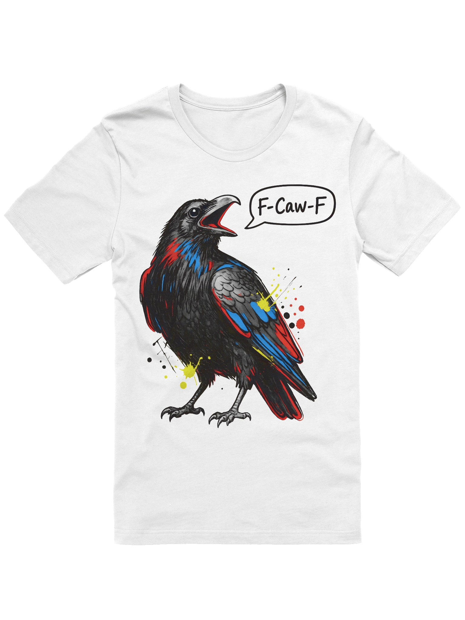 F-Caw-F Crow Funny Meme Tee product image (2)