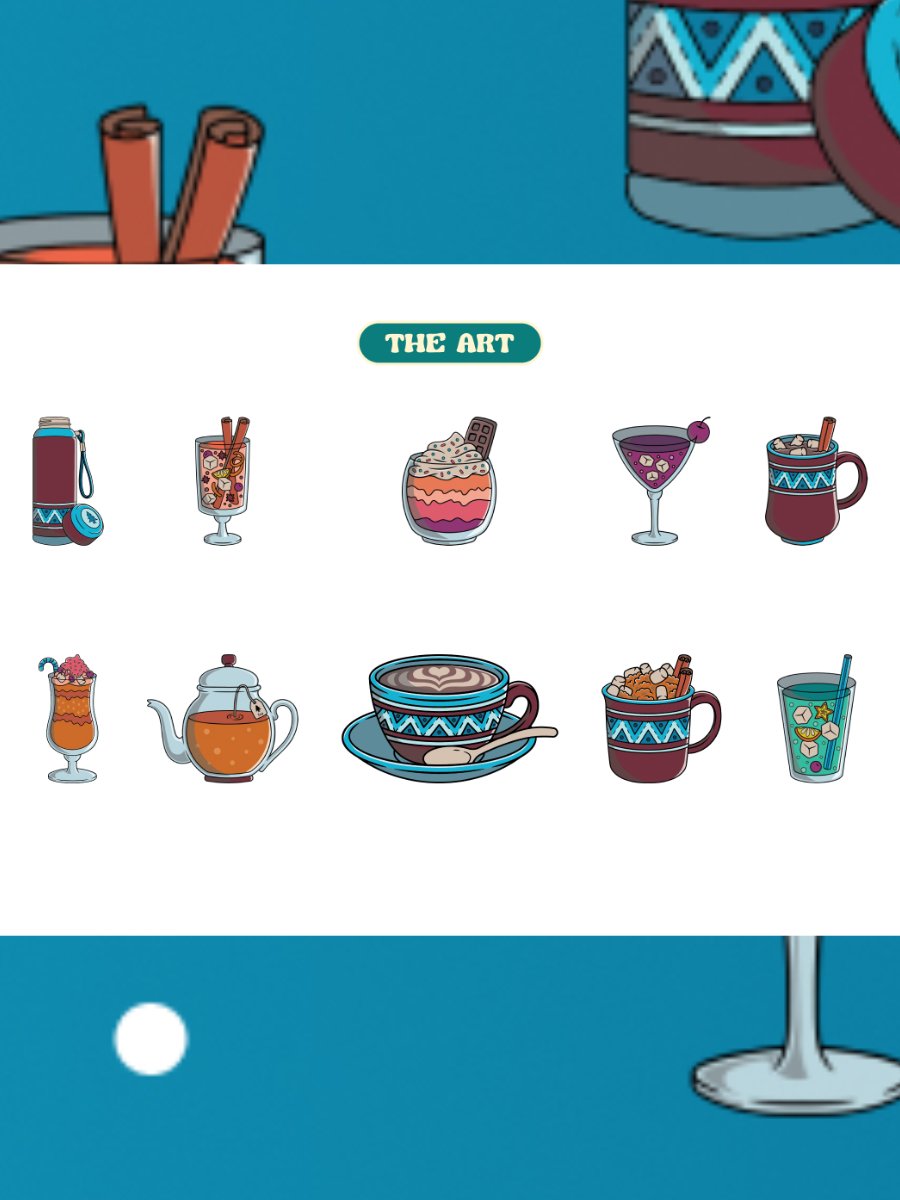 Retro Cozy Cup Winter Collection Illustration product image (3)