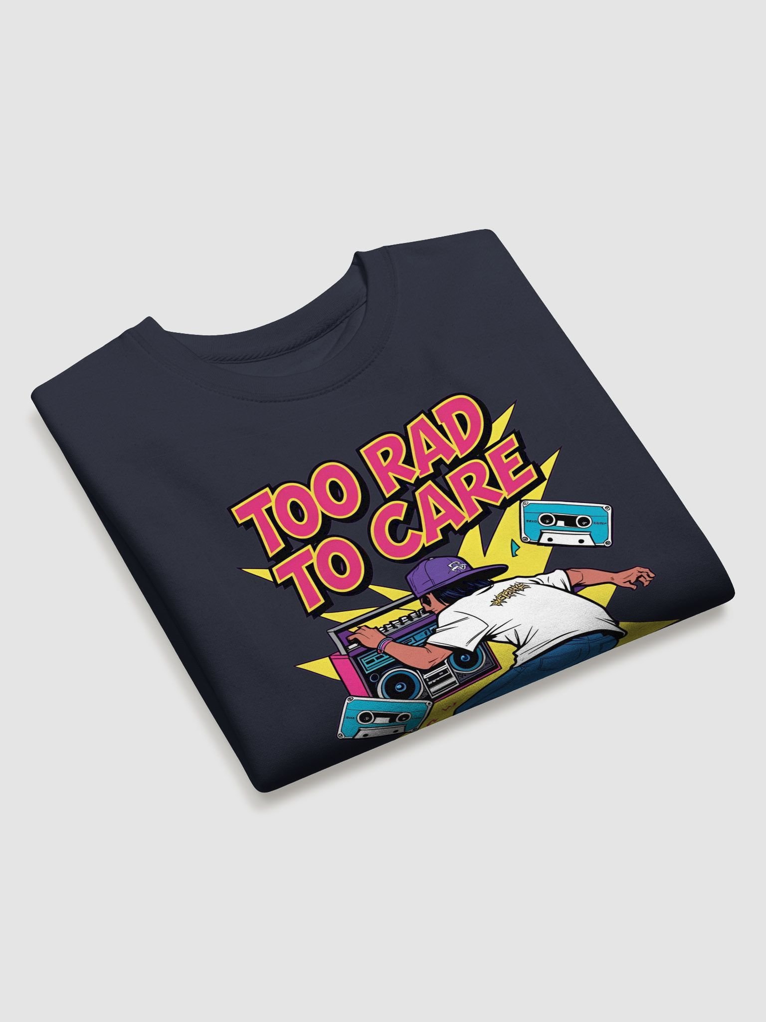 "TOORAD TO CARE Tee - Bold & Unapologetic Streetwear" product image (3)