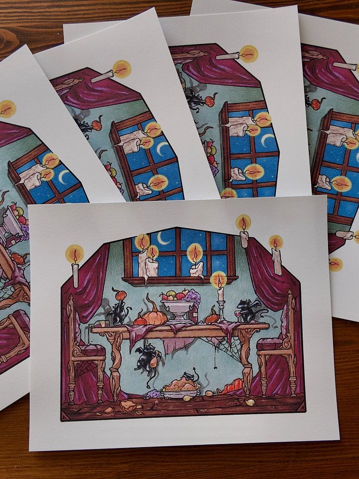 Devious Dining Print product image (1)