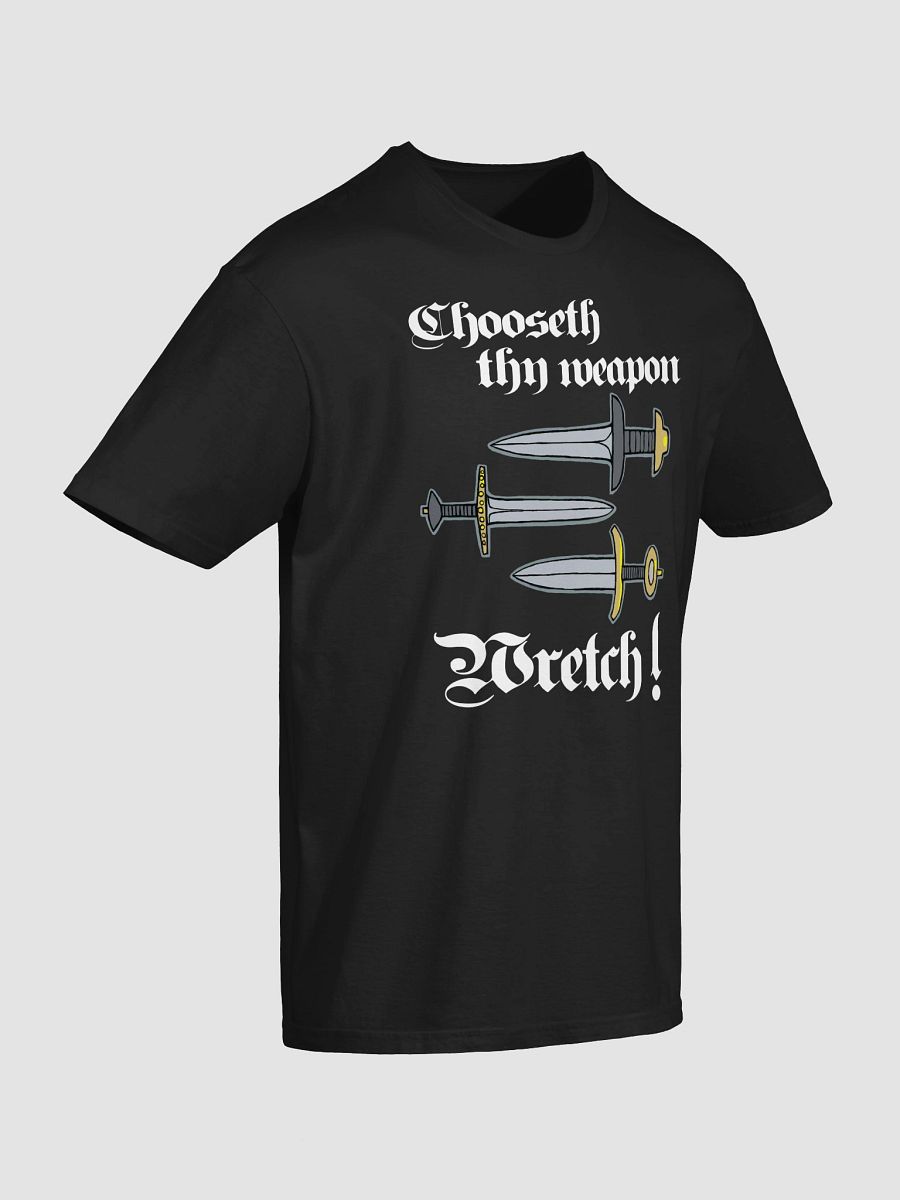 Funny medieval weapon challenge Unisex T-Shirt product image (24)