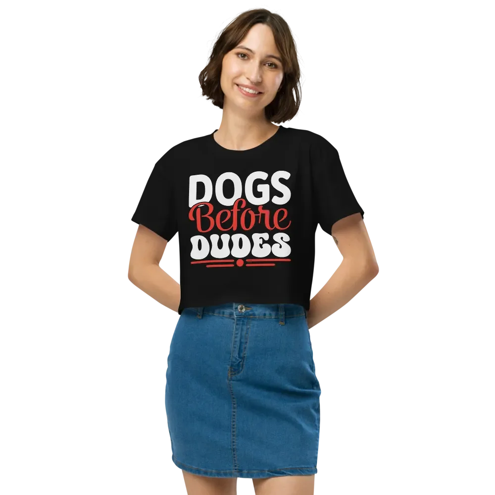 DOGS Before DUDES Crop Top product image (4)