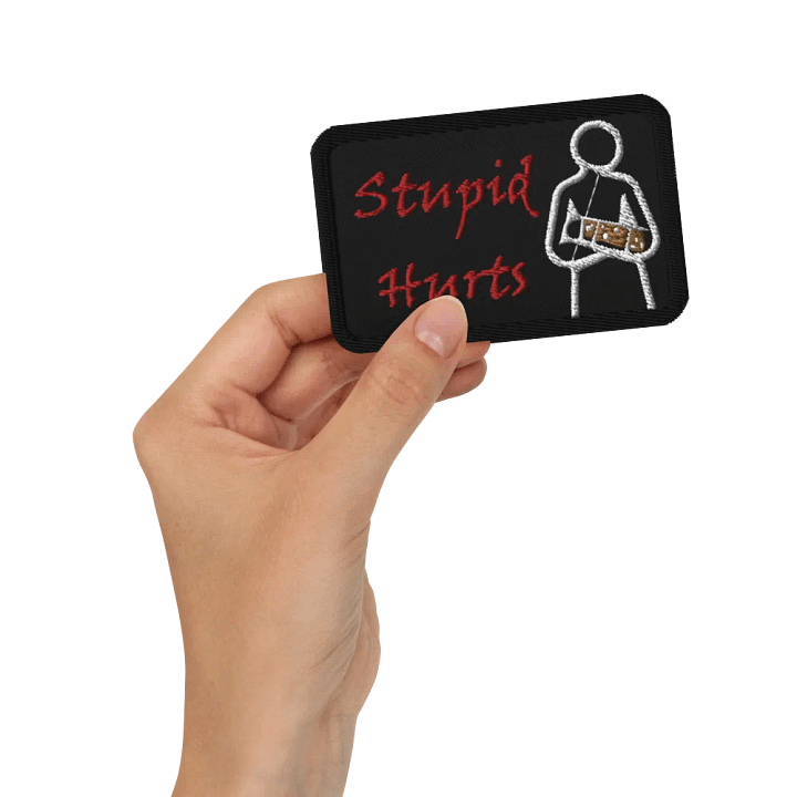 Stupid Hurts Embroidered Patch product image (2)