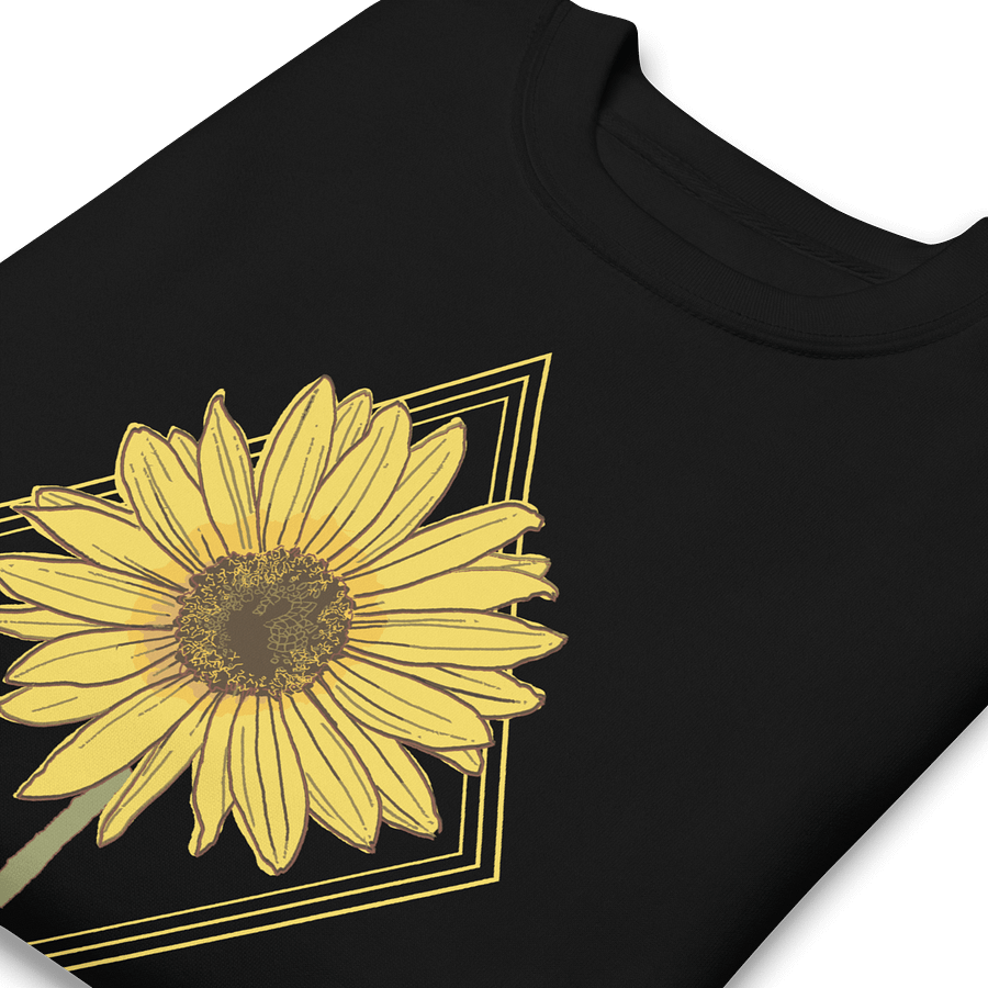 Helianthus Sunflower Unisex Crew Neck Sweatshirt product image (3)