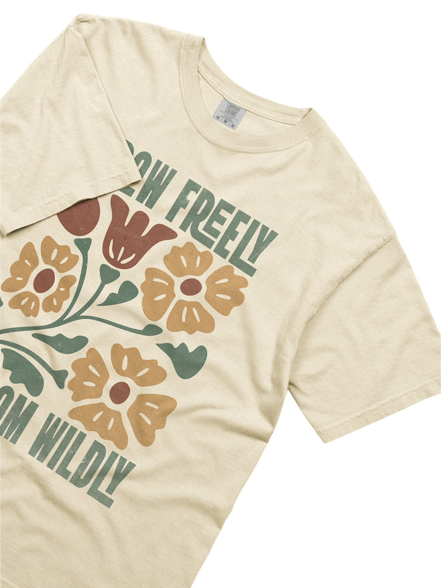 Vintage Floral Grow Freely Premium Unisex T-Shirt product image (8)
