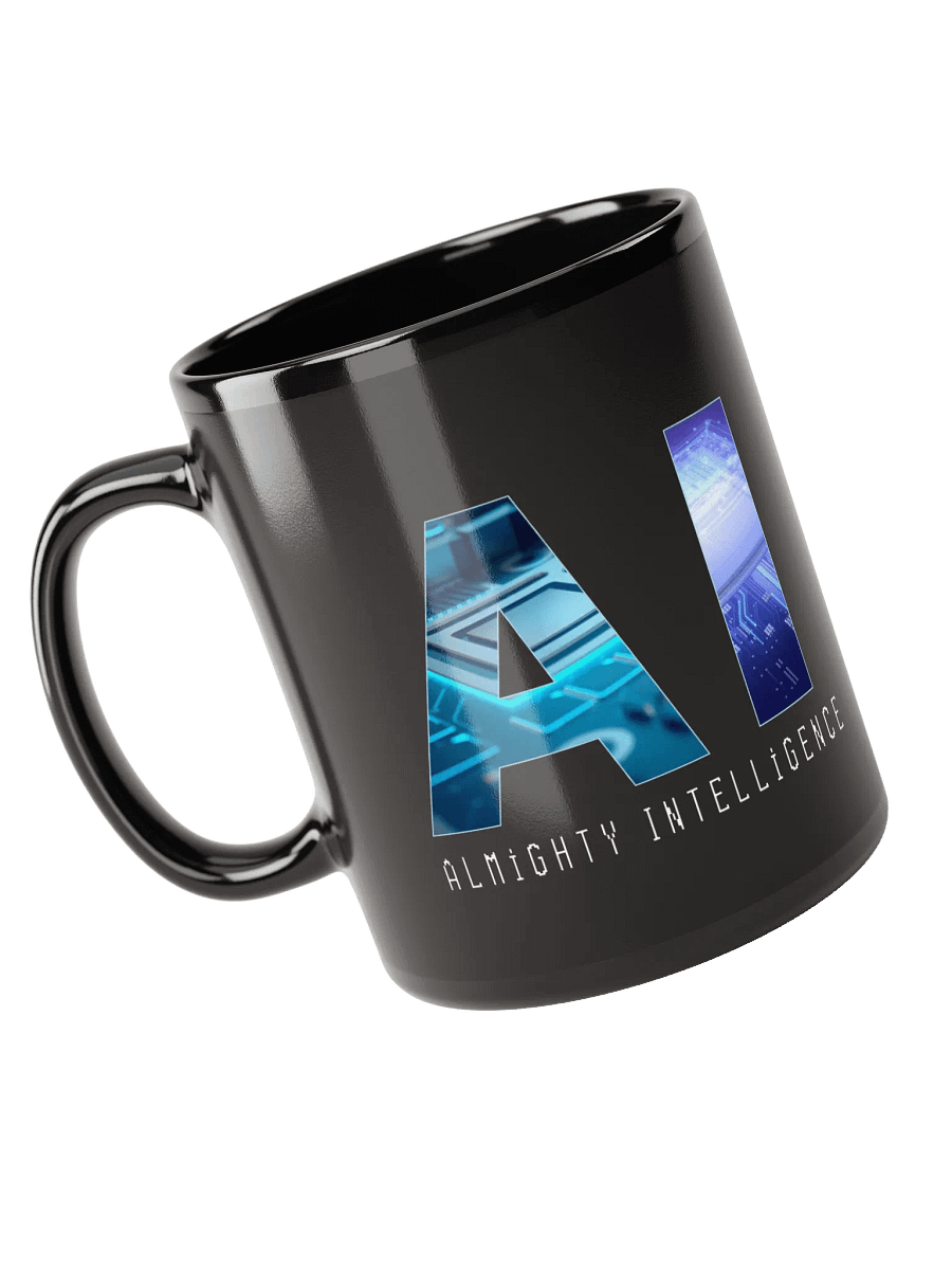 AI Circuitry Black Glossy Mug product image (6)