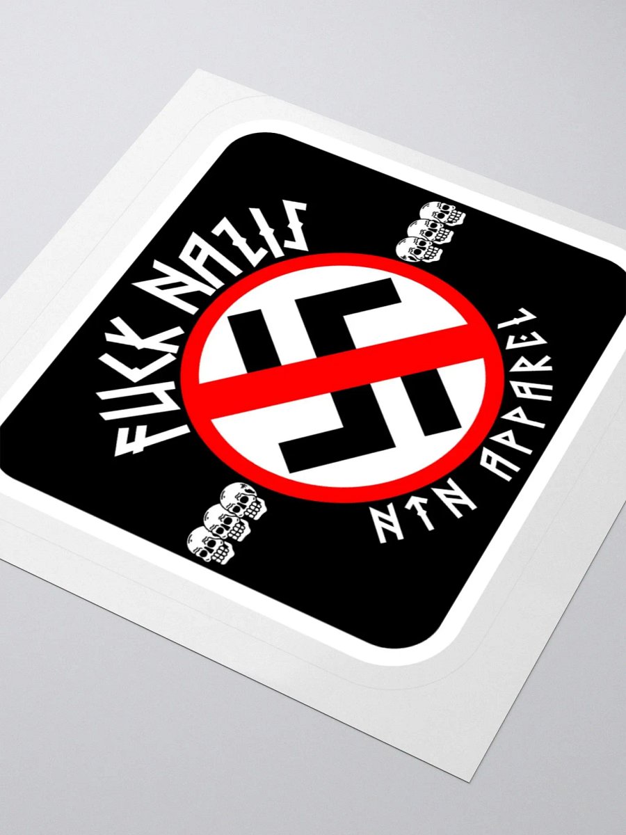 F**k N*zis Die-cut sticker product image (9)