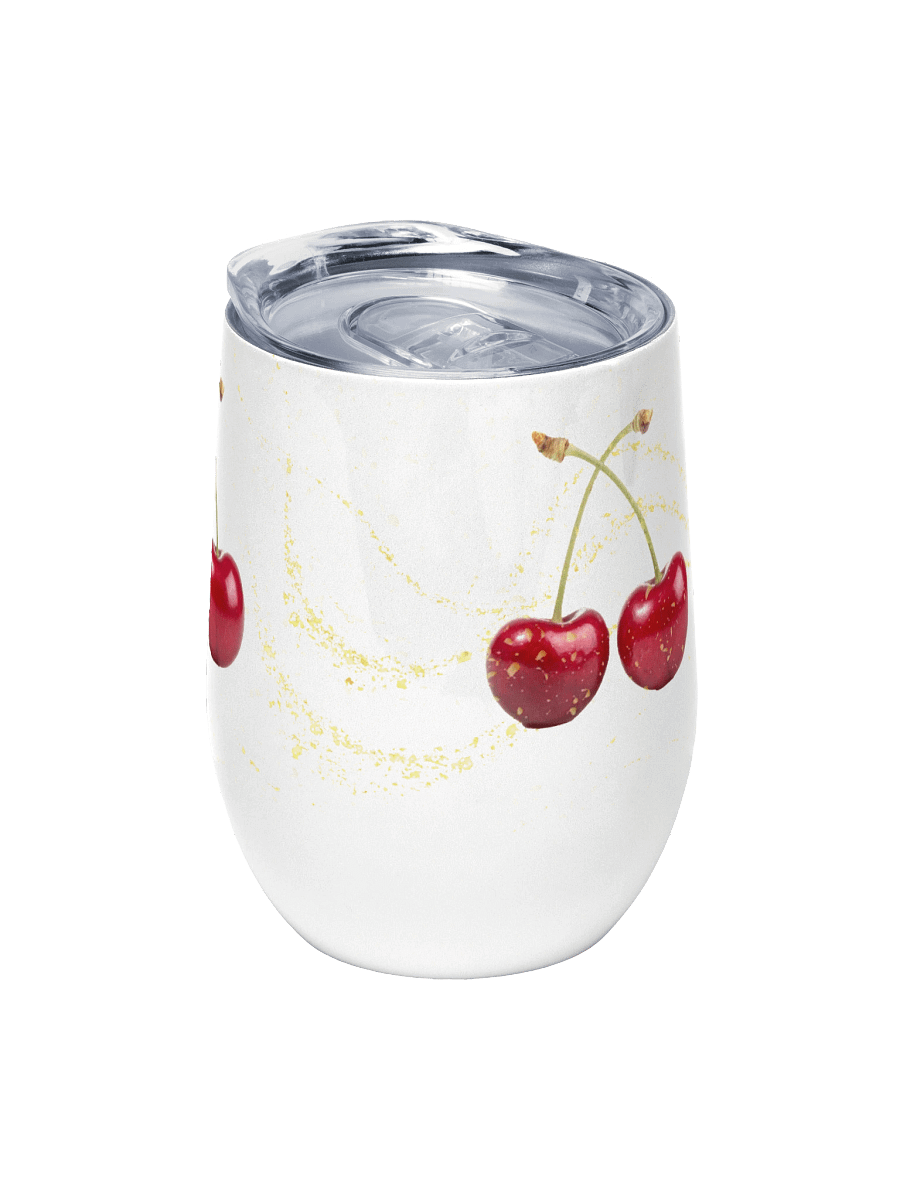Cherry Glitz Wine Tumbler gift for trendy ladies girls moms colleagues product image (5)