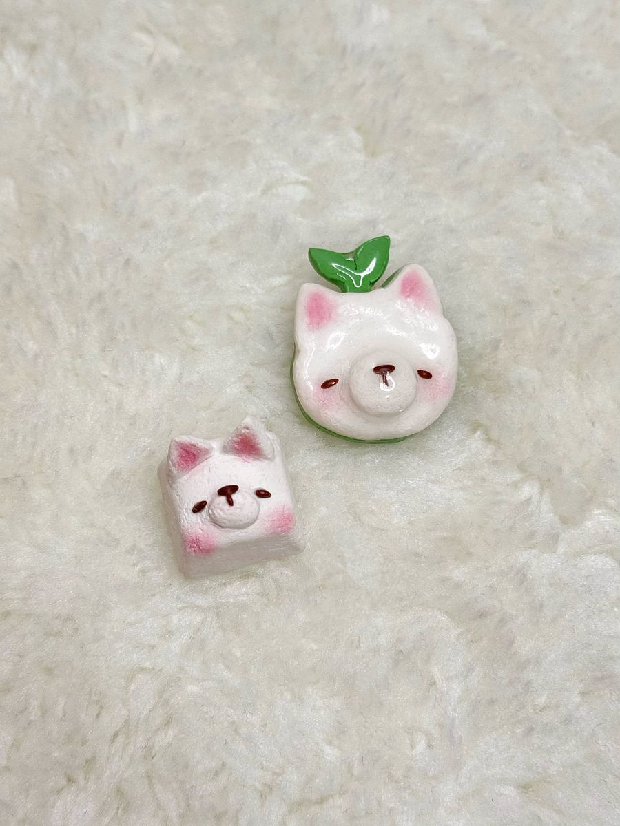 Samoyed Keycap and Pin Set product image (1)