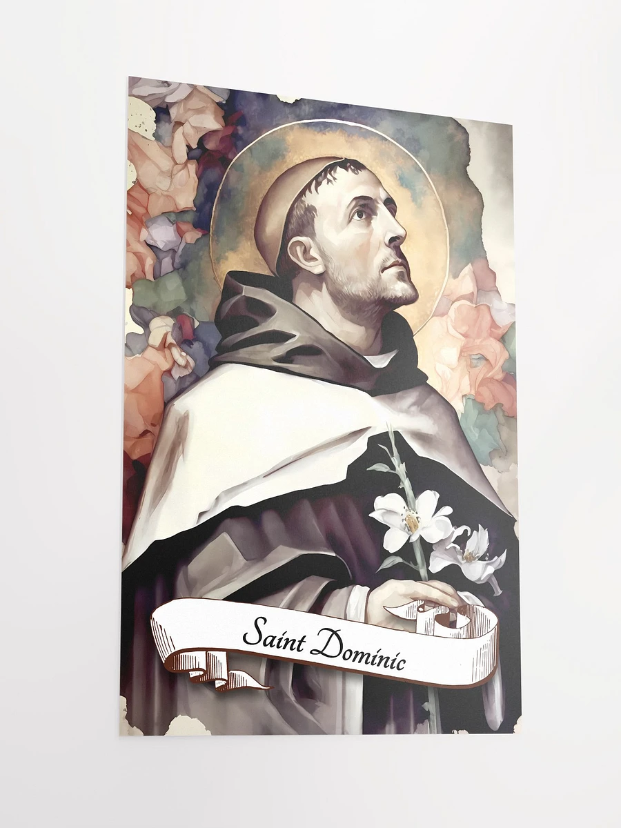Saint Dominic Founder Of The Dominican Order Catholic Religious Matte Poster product image (4)