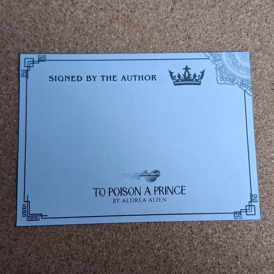 To Poison a Prince Bookplate product image (1)