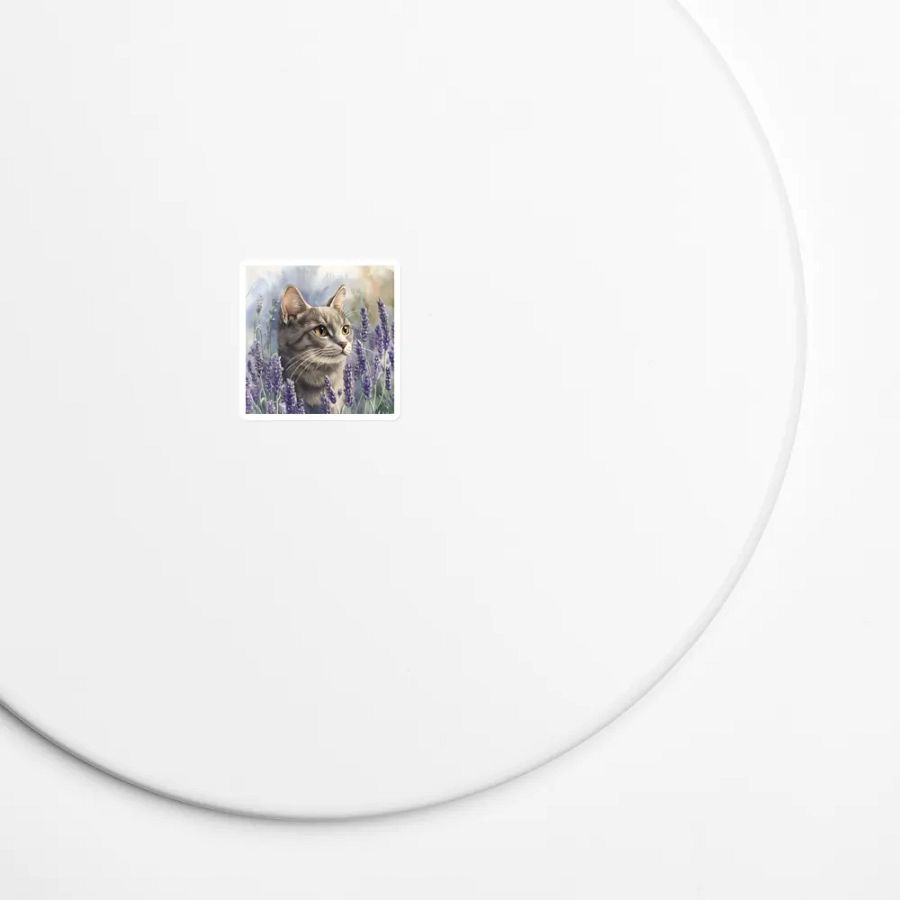 Serene Lavender Cat Magnets product image (5)
