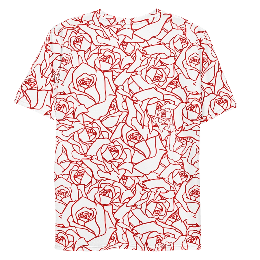 Loads of Roses · white-red crew neck t-shirt product image (11)