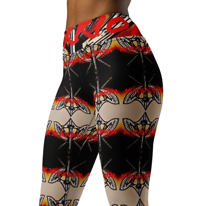 Symmetrical Moth All-Over Yoga Leggings product image (1)