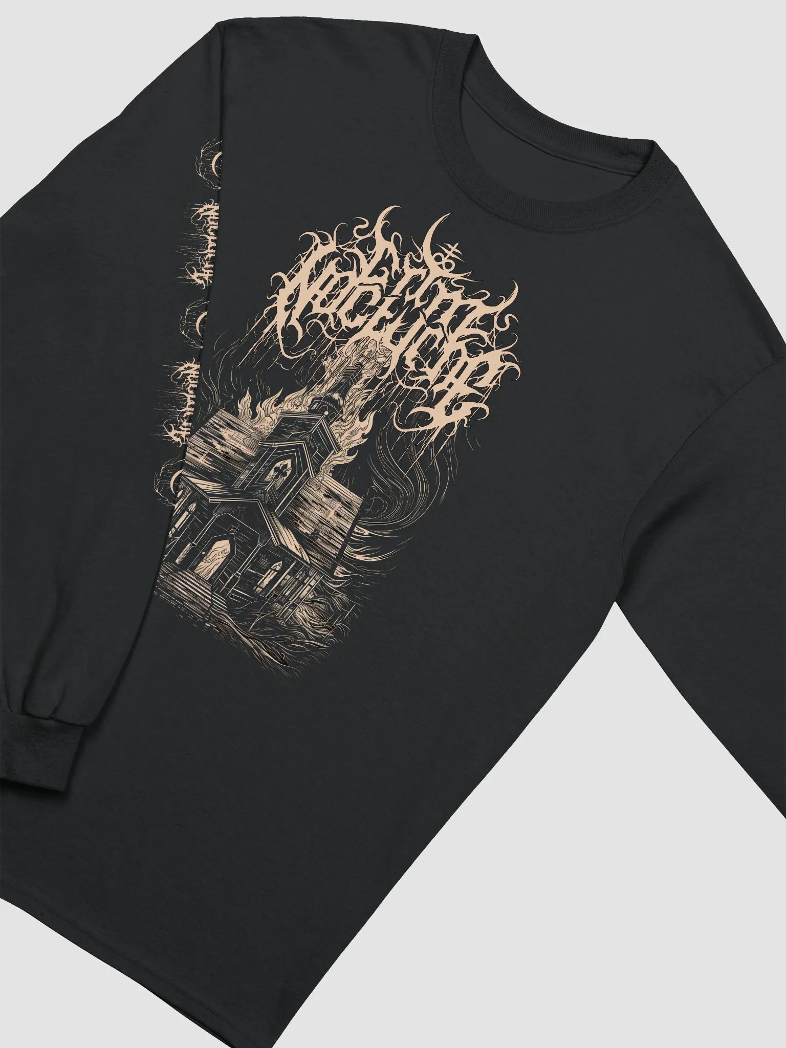 Burning Church Long Sleeve Tee product image (3)