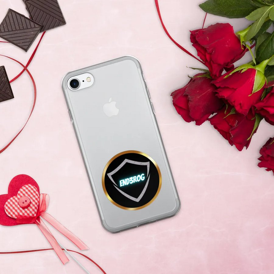 Glowing Shield Logo Clear iPhone Case product image (335)