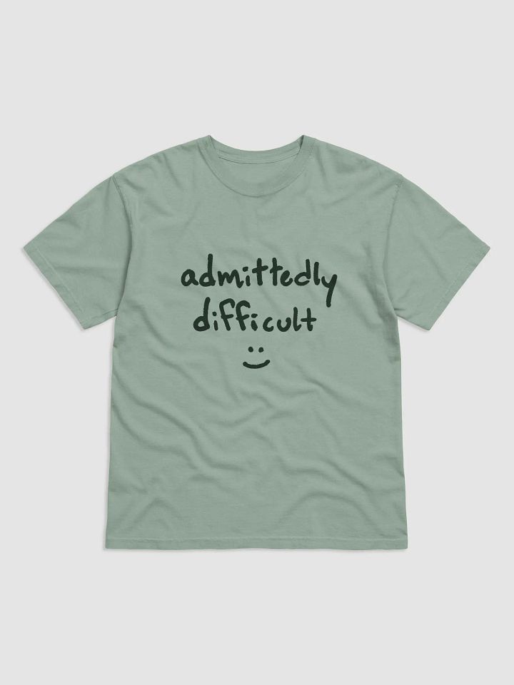 admittedly difficult (#132118) garment-dyed tee product image (1)