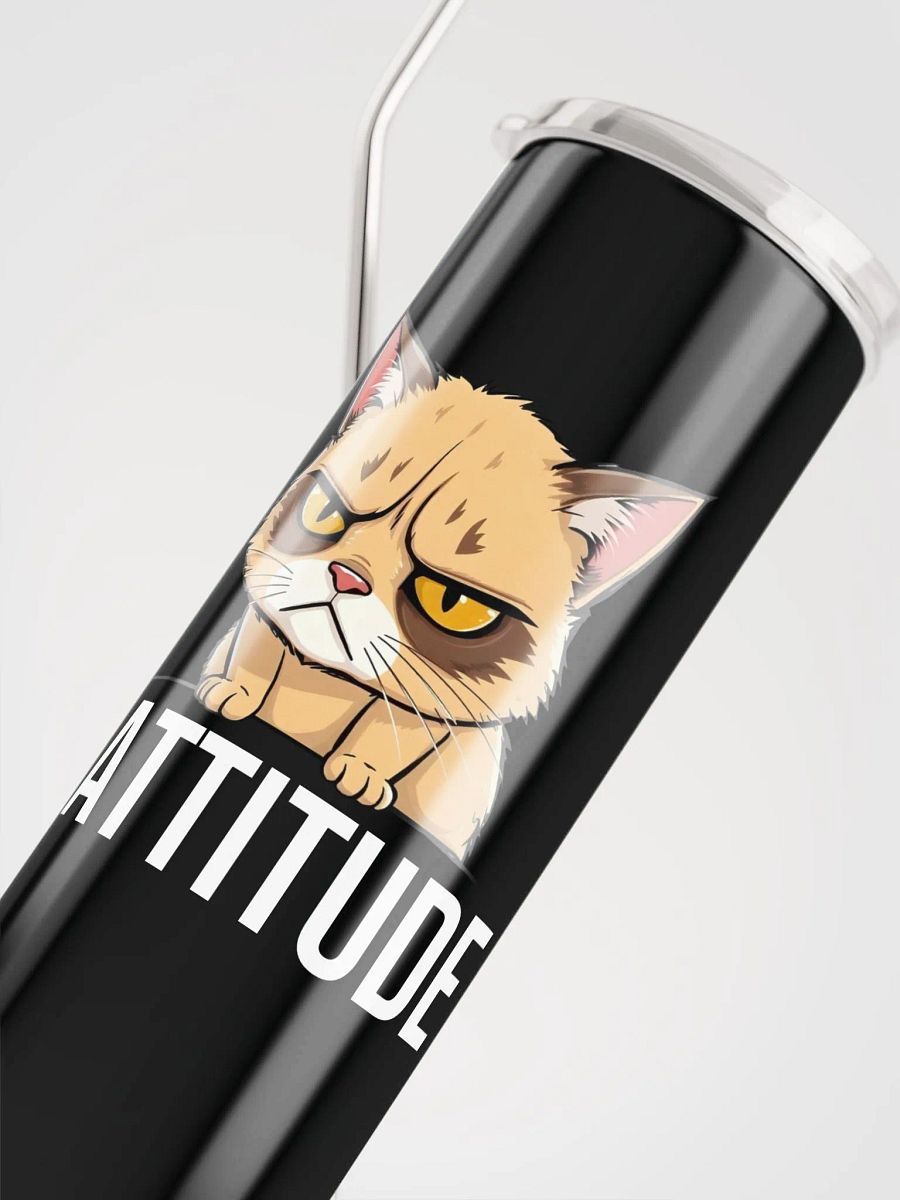 cattitude stainless steel cup product image (5)